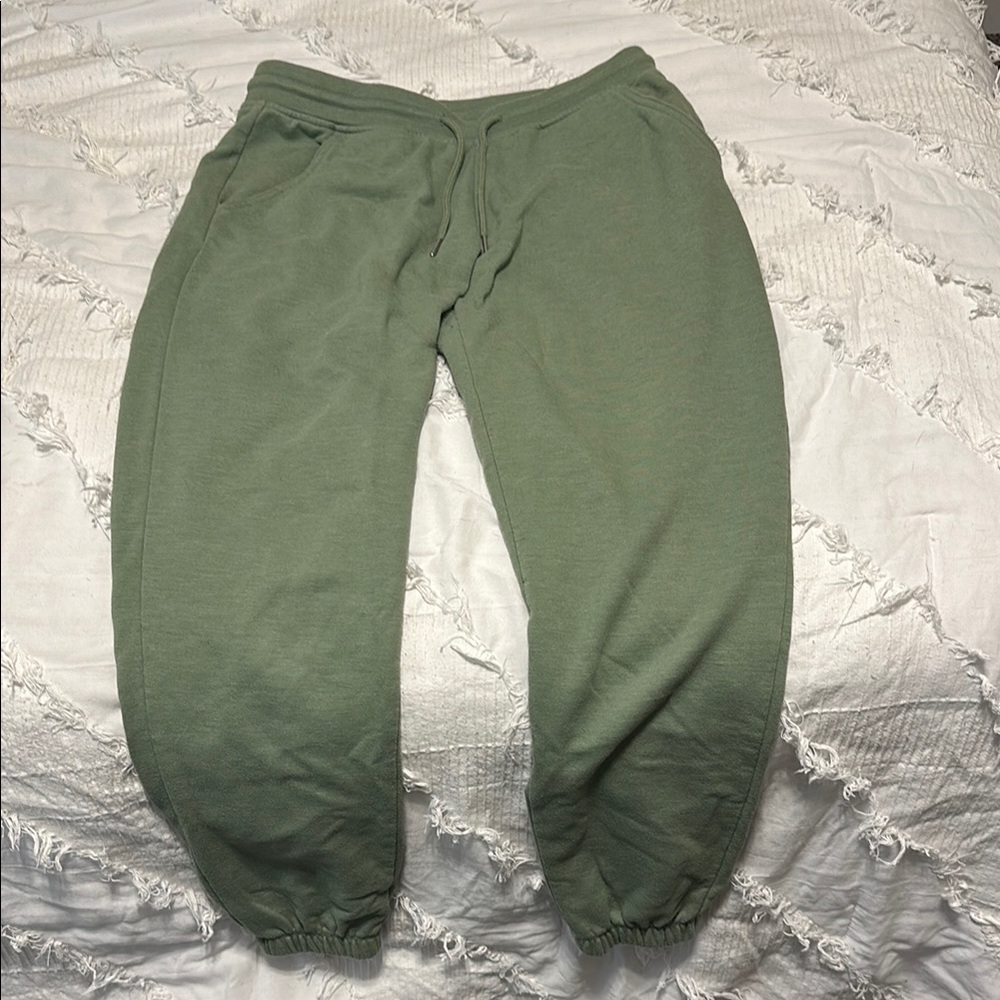 Green Jogger Sweatpants